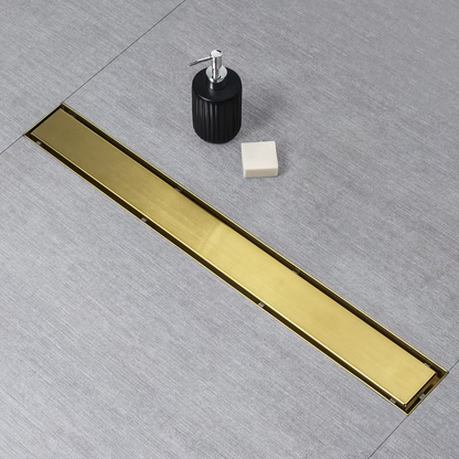 CENTER OUTLET LINEAR DRAIN